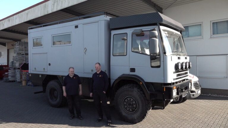 Ein Kraftpaket: 4×4 Weltreisemobil mit Drehstrom